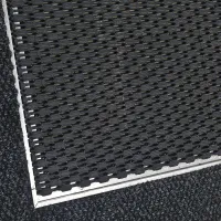 Černá plastová vstupní rohož Helix Z1 - délka 22,9 cm, šířka 30,5 cm, výška 1,1 cm