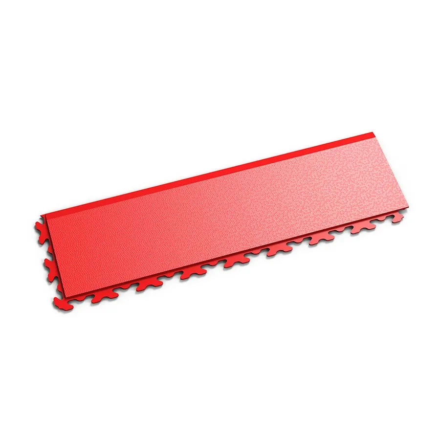 Červený plastový (PVC) nájezd "typ B" Fortelock Invisible (hadí kůže) - délka 45,3 cm, šířka 14,5 cm, výška 0,67 cm