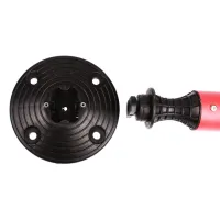 Oranžový plastový samonarovnávací reflexní sloupek - průměr 7 cm, výška 120 cm