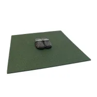 Zelená gumová hladká necertifikovaná dopadová dlažba FLOMA - délka 100 cm, šířka 100 cm, výška 1,1 cm Zelená gumová hladká necertifikovaná dopadová dlažba FLOMA - délka 100 cm, šířka 100 cm, výška 1,1 cm