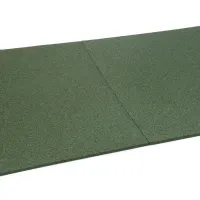 Zelená gumová hladká necertifikovaná dopadová dlažba FLOMA - délka 100 cm, šířka 100 cm, výška 1,1 cm Zelená gumová hladká necertifikovaná dopadová dlažba FLOMA - délka 100 cm, šířka 100 cm, výška 1,1 cm