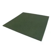 Zelená gumová hladká necertifikovaná dopadová dlažba FLOMA - délka 100 cm, šířka 100 cm, výška 1,1 cm Zelená gumová hladká necertifikovaná dopadová dlažba FLOMA - délka 100 cm, šířka 100 cm, výška 1,1 cm