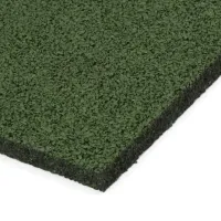 Zelená gumová hladká necertifikovaná dopadová dlažba FLOMA - délka 100 cm, šířka 100 cm, výška 1,1 cm Zelená gumová hladká necertifikovaná dopadová dlažba FLOMA - délka 100 cm, šířka 100 cm, výška 1,1 cm