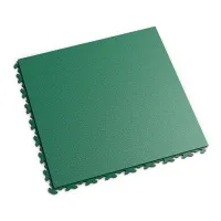 Zelený plastový (PVC) rohový nájezd "typ C" Fortelock Invisible (hadí kůže) - délka 14,5 cm, šířka 14,5 cm, výška 0,67 cm