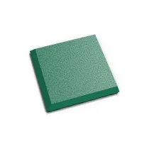 Zelený plastový (PVC) rohový nájezd "typ C" Fortelock Invisible (hadí kůže) - délka 14,5 cm, šířka 14,5 cm, výška 0,67 cm