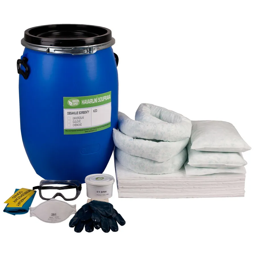 Hydrofobní sudová havarijní souprava OHSS-60 - objem 60 l