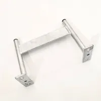 Kovová pozinkovaná škrabka na boty FLOMA SS10 - šířka 24 cm, výška 18 cm