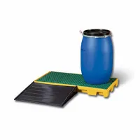 Plastová jímka s roštem - objem 60 l - délka 124,5 cm, šířka 62,5 cm, výška 11,5 cm