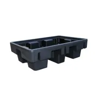 Plastová záchytná stohovatelná jímka - objem 230 l - délka 131 cm, šířka 91 cm, výška 38 cm