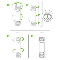 Žlutá plastová ochrana regálů (chránič) pro stojiny regálů 60-85 mm McCue - šířka 12,6 cm, výška 55 cm