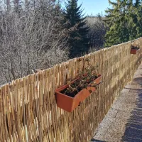 Bambusová stínicí rohož "celý neštípaný bambus nelakovaný" - délka 300 cm, výška 100 cm