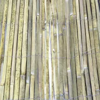 Bambusová stínicí rohož "štípaný bambus nelakovaný" - délka 500 cm, výška 100 cm