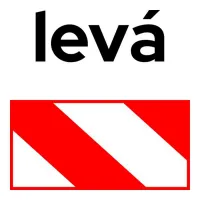 Bílo-červená levá výstražná páska - délka 33 m, šířka 5 cm