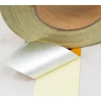 Černo-žlutá levá reflexní výstražná páska - délka 45 m, šířka 5 cm