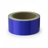 Modrá reflexní samolepicí výstražná páska - délka 15 m, šířka 5 cm