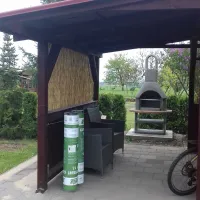 Rákosová stínicí rohož "úzký rákos" - délka 500 cm, výška 100 cm