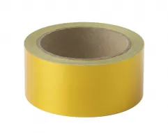 Žlutá reflexní výstražná páska - délka 15 m, šířka 5 cm