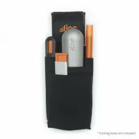 Černo-oranžové pouzdro na nářadí SLICE - délka 19,8 cm, šířka 7,5 cm, výška 3,8 cm