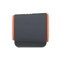 Černo-oranžový plastový malý bezpečnostní univerzální nůž SLICE - délka 2,7 cm, šířka 2,2 cm, výška 2,5 cm