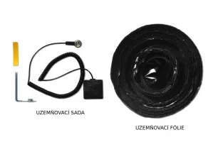 Grafitový plastový (PVC) nájezd Fortelock XL ESD (kůže) - délka 65,3 cm, šířka 14,5 cm, výška 0,4 cm