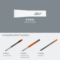 Keramická náhradní jednostranná sekací čepel - délka 3,3 cm, šířka 0,8 cm, tloušťka 0,8 mm - 4 ks