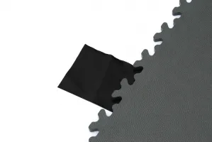 Šedý plastový (PVC) nájezd Fortelock XL ESD (kůže) - délka 65,3 cm, šířka 14,5 cm, výška 0,4 cm