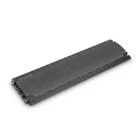 Černý plastový koncový díl "samec" pro kabelové mosty DEFENDER NANO DEFENDER NANO - délka 7,2 cm