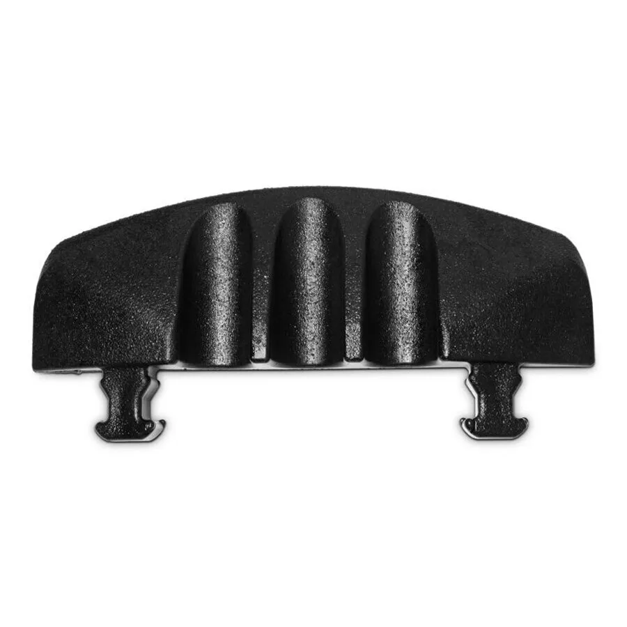 Černý plastový koncový díl "samec" pro kabelové mosty DEFENDER MINI DEFENDER MINI - délka 9,6 cm