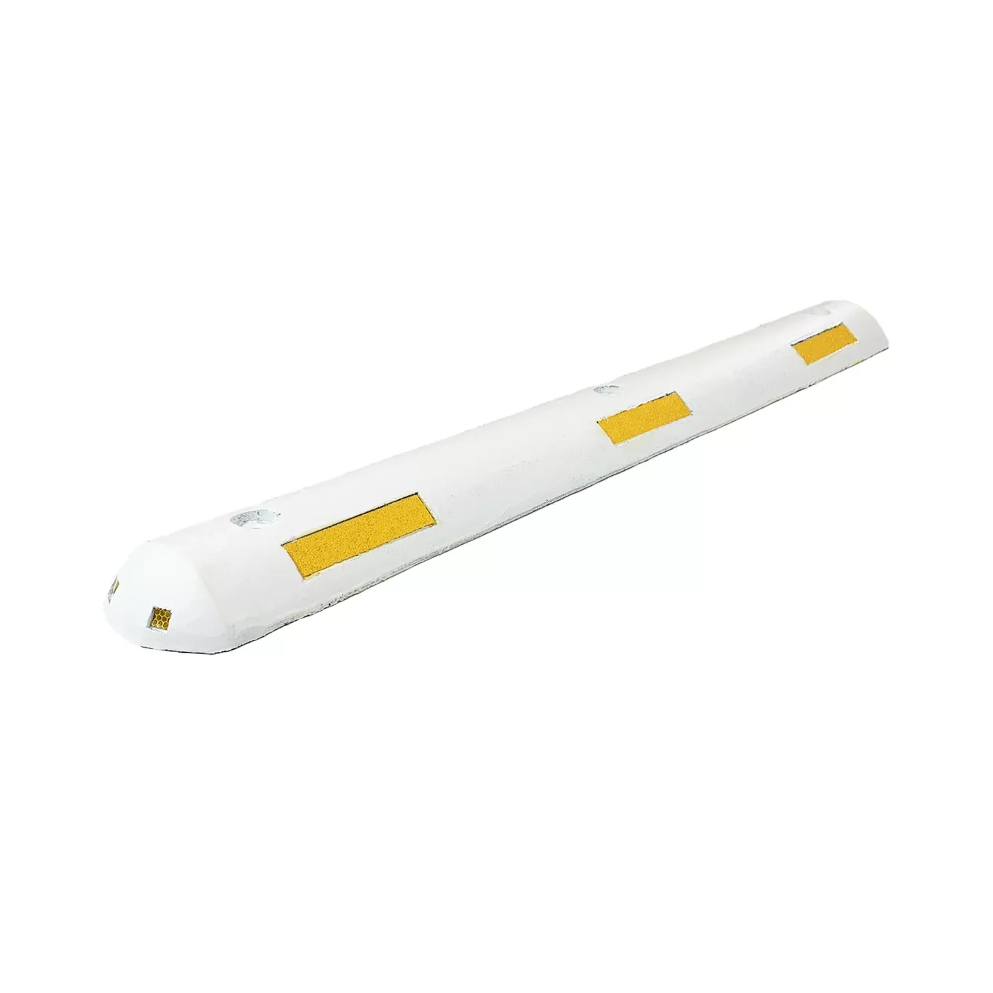 Bílý plastový parkovací doraz FLOMA PS45 - délka 100 cm, šířka 13 cm, výška 4,5 cm