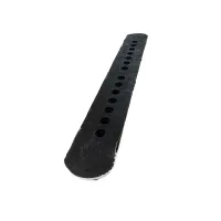 Bílý plastový parkovací doraz FLOMA PS45 - délka 100 cm, šířka 13 cm, výška 4,5 cm