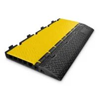 Černý plastový nájezd DEFENDER MIDI 5 2D RS - délka 100 cm, šířka 17,2 cm, výška 5,3 cm