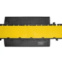 Černý plastový nájezd DEFENDER MIDI 5 2D RS - délka 100 cm, šířka 17,2 cm, výška 5,3 cm