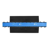 Černo-modrý plastový modulární kabelový most s víkem (5x34,5x38,6) DEFENDER MIDI 5 2D - délka 100 cm, šířka 32,5 cm, výška 5,4 cm