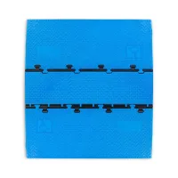 Černo-modrý plastový modulární kabelový most s víkem (sada) (5x34,5x38,6) DEFENDER MIDI 5 2D - délka 100 cm, šířka 32,5 cm, výška 5,4 cm