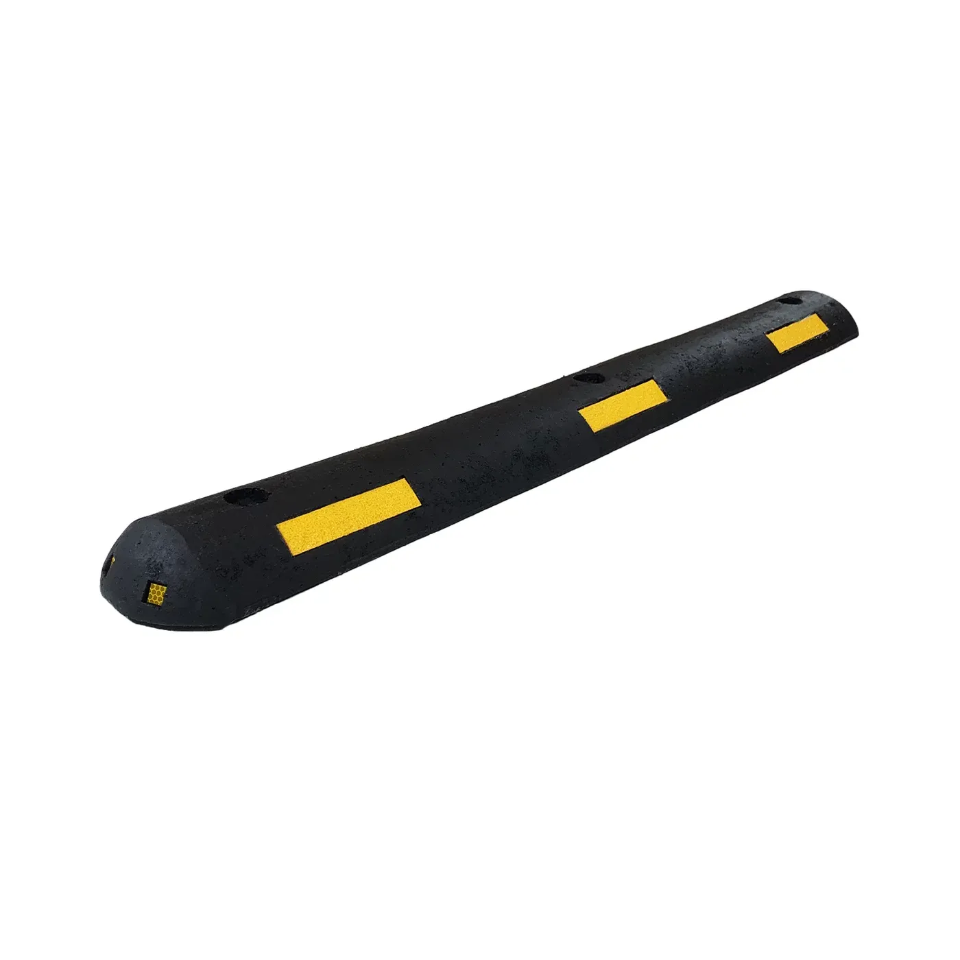 Černý plastový parkovací doraz FLOMA PS45 - délka 100 cm, šířka 13 cm, výška 4,5 cm