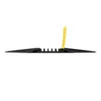 Plastový koncový kabelový most "samice" (5x34,5x38,6) DEFENDER MIDI 5 2D - délka 119 cm, šířka 16,5 cm, výška 5,5 cm