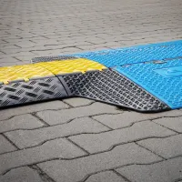 Plastový koncový kabelový most "samice" (5x34,5x38,6) DEFENDER MIDI 5 2D - délka 119 cm, šířka 16,5 cm, výška 5,5 cm