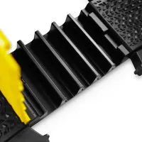 Plastový koncový kabelový most "samec" (5x34,5x38,6) DEFENDER MIDI 5 2D - délka 119 cm, šířka 16,5 cm, výška 5,5 cm