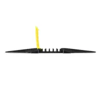 Plastový koncový kabelový most "samec" (5x34,5x38,6) DEFENDER MIDI 5 2D - délka 119 cm, šířka 16,5 cm, výška 5,5 cm