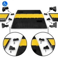 Plastová spojka DEFENDER MIDI 5 2D Set - 4 ks