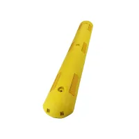 Žlutý plastový parkovací doraz FLOMA PS45 - délka 100 cm, šířka 13 cm, výška 4,5 cm