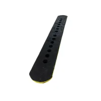 Žlutý plastový parkovací doraz FLOMA PS45 - délka 100 cm, šířka 13 cm, výška 4,5 cm