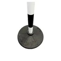 Černo-bílý plastový sloupek - výška 90 cm