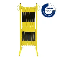 Černo-žlutá mobilní bariéra - délka 400 cm, výška 105 cm