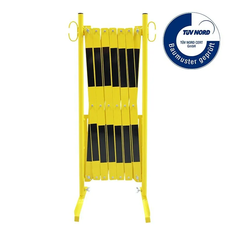 Černo-žlutá mobilní bariéra - délka 400 cm, výška 105 cm