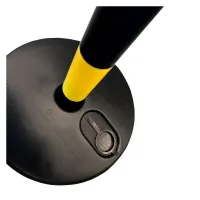 Černo-žlutý plastový sloupek SCV - výška 90 cm