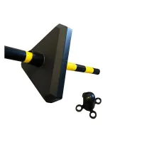 Černo-žlutý plastový sloupek SCV - výška 90 cm