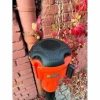 Černý sloupek - délka 900 cm, výška 116 cm