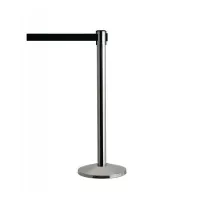 Stříbrný chromovaný sloupek - délka 250 cm, výška 101,6 cm