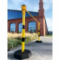 Žlutý sloupek - délka 900 cm, výška 116 cm